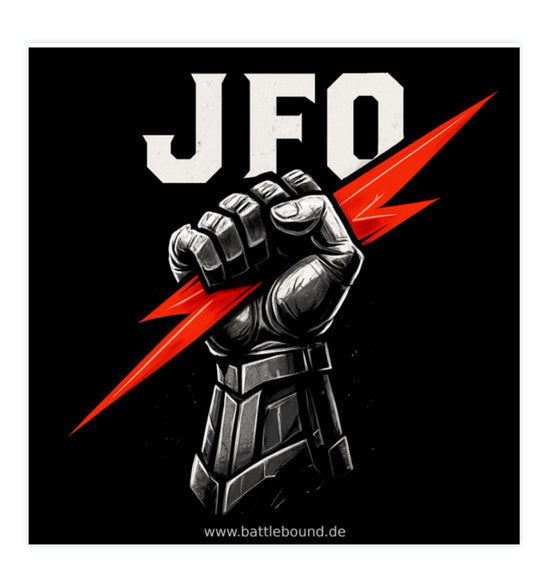JFO - Sticker 5x5cm | Dark essentials - Battlebound.de